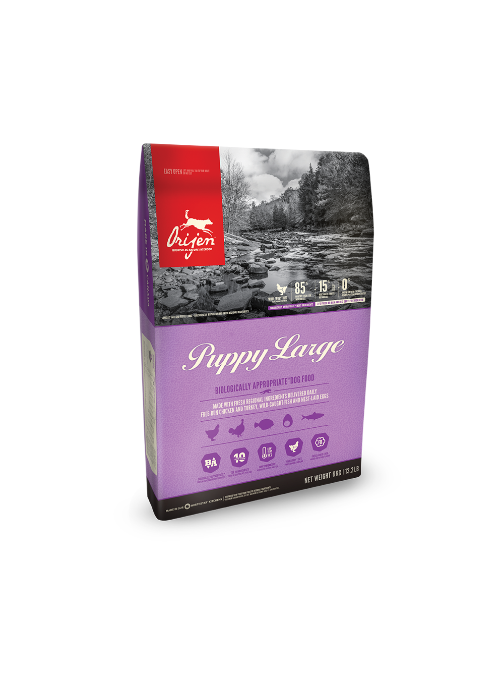 ORIJEN Puppy Large 6kg + niespodzianka dla psa GRATIS!