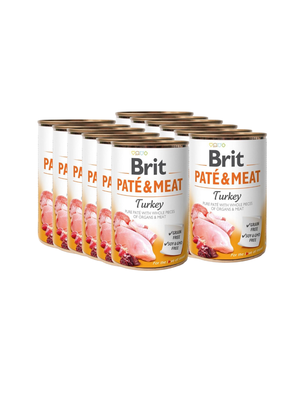 BRIT PATE & MEAT TURKEY 12x400g