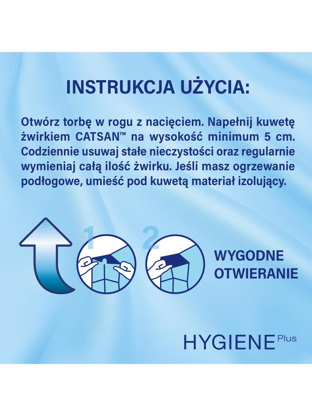 CATSAN Hygiene Plus 20l - naturalny żwirek dla kota