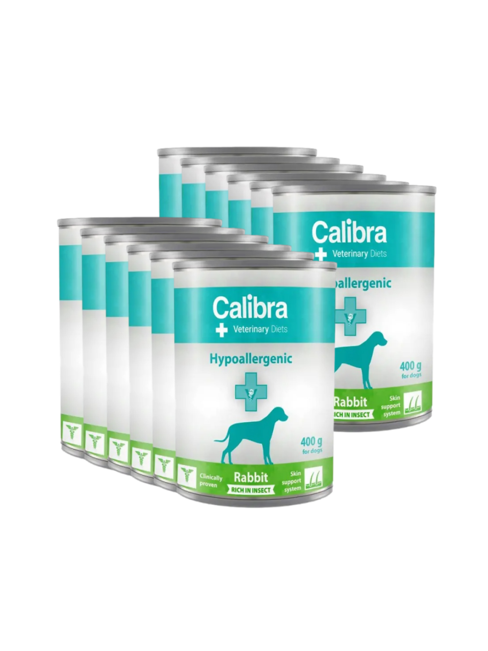 CALIBRA Veterianry Diets Dog Hypoallergenic Insect & Rabbit 12x400g