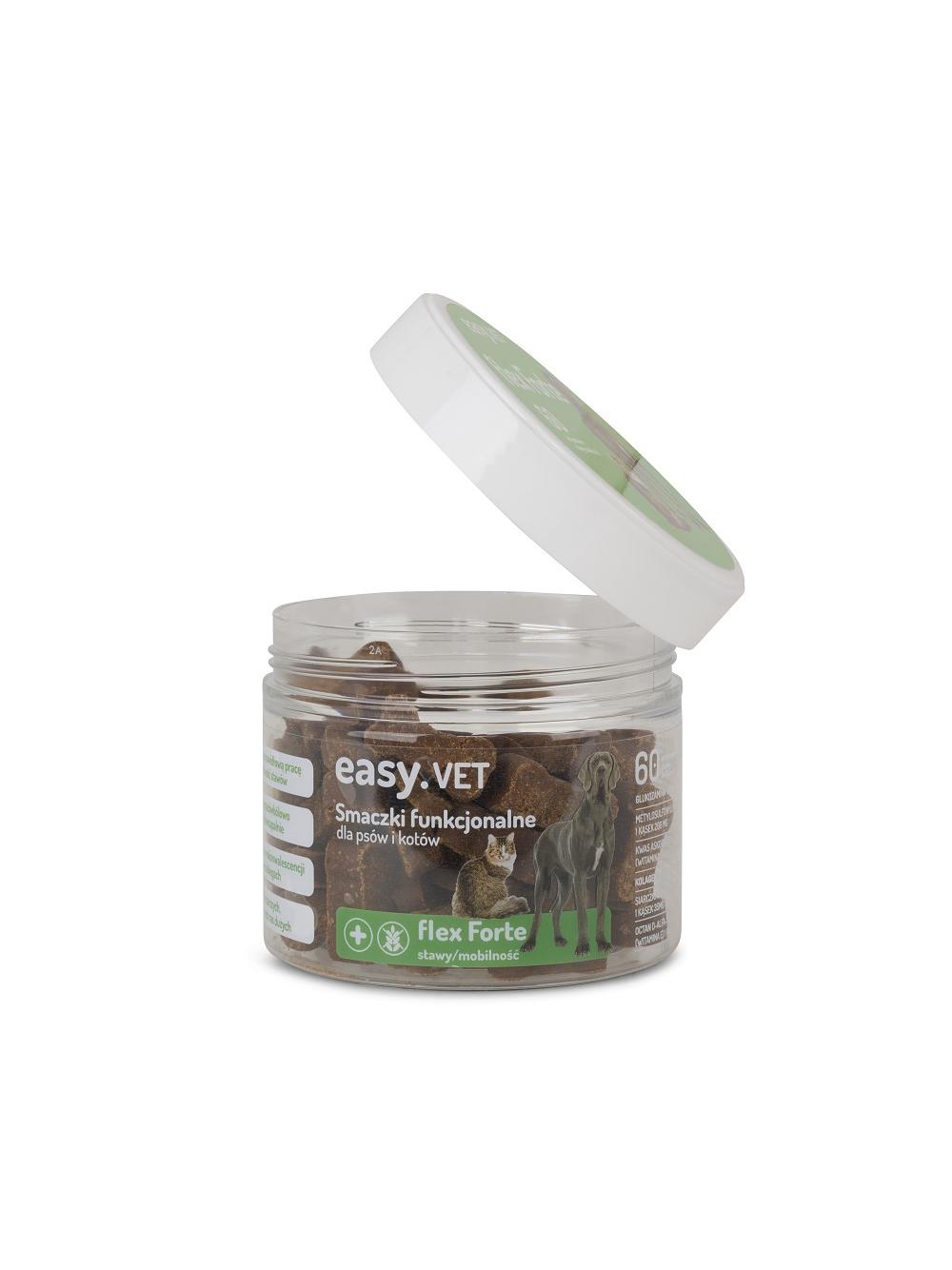 Easy.VET Smaczki funkcjonalne Flex forte dla psów i kotów 180g