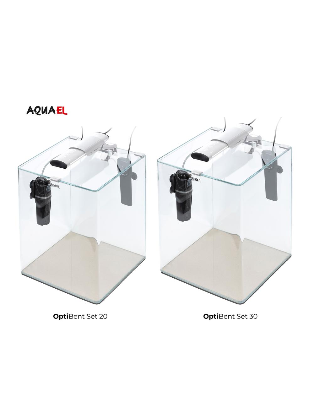 AQUAEL Zestaw Aquael Opti Bent Set Day & Night [30l] - biały