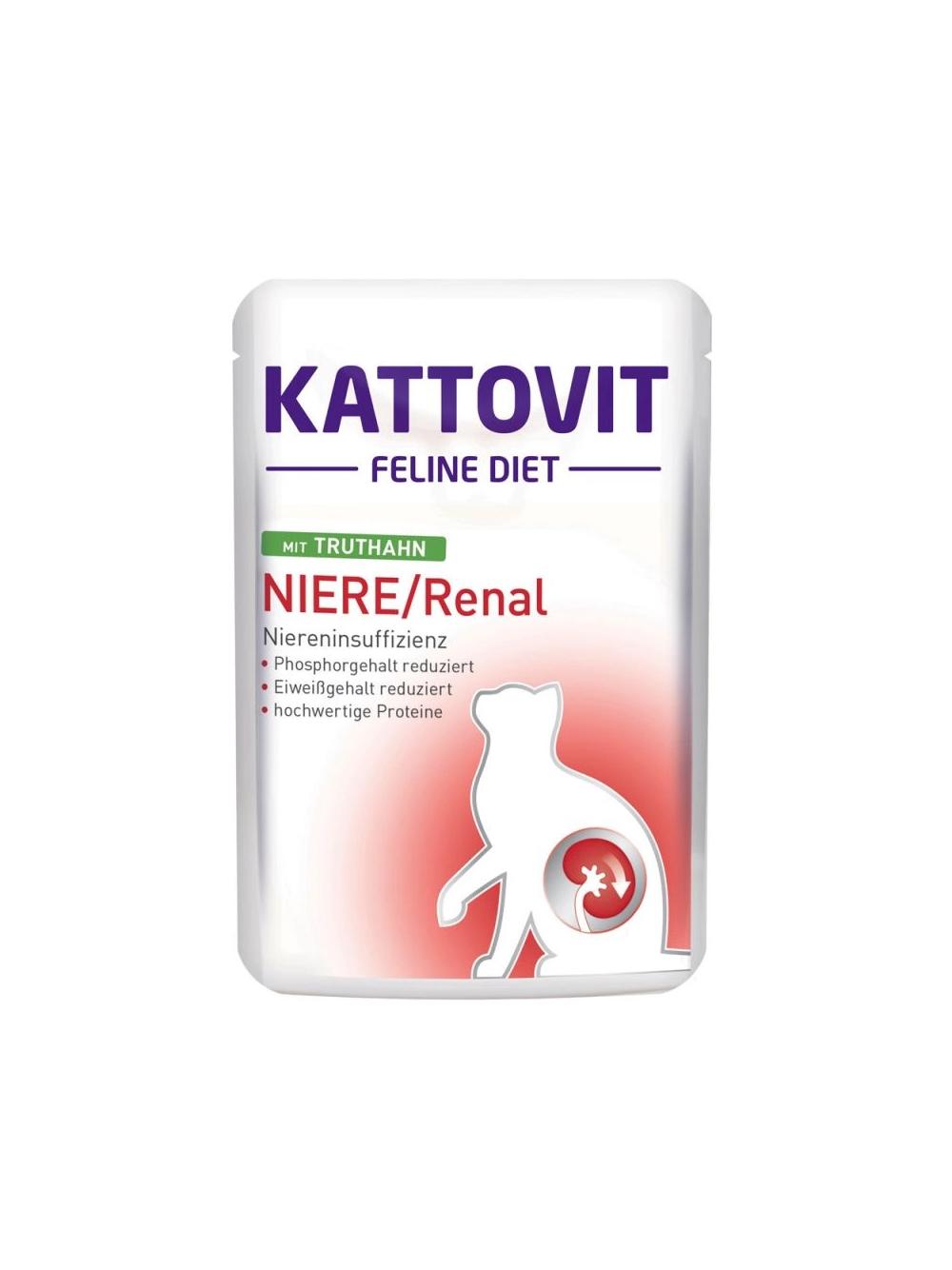 Kattovit Niere/Renal indyk 24x85g saszetka