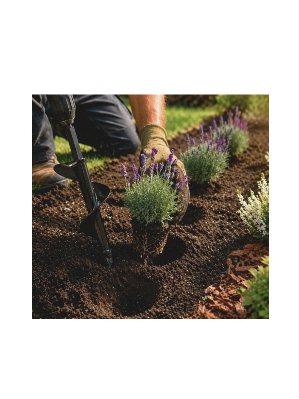 Wiertło ogrodowe/świder do sadzenia roślin 30cm