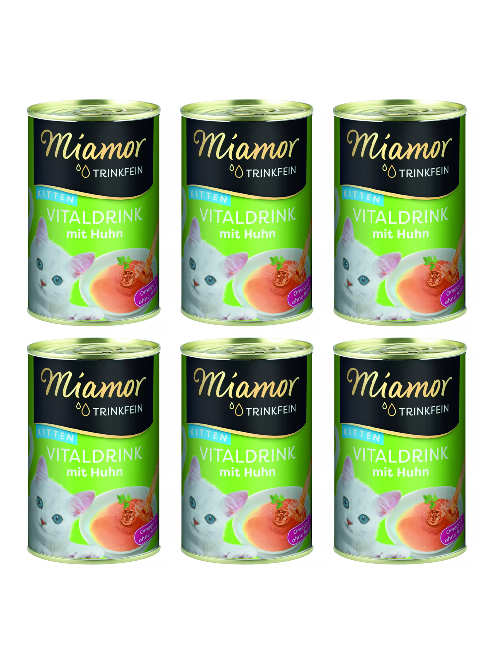 Miamor VitalDrink Kitten z kurczakiem 6x135ml