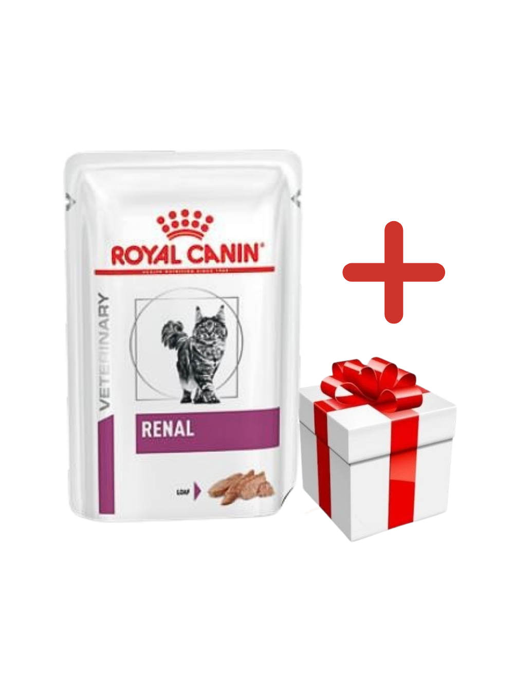 ROYAL CANIN Cat Renal 12x85g saszetka (pasztet) + NIESPODZIANKA DLA KOTA GRATIS!!