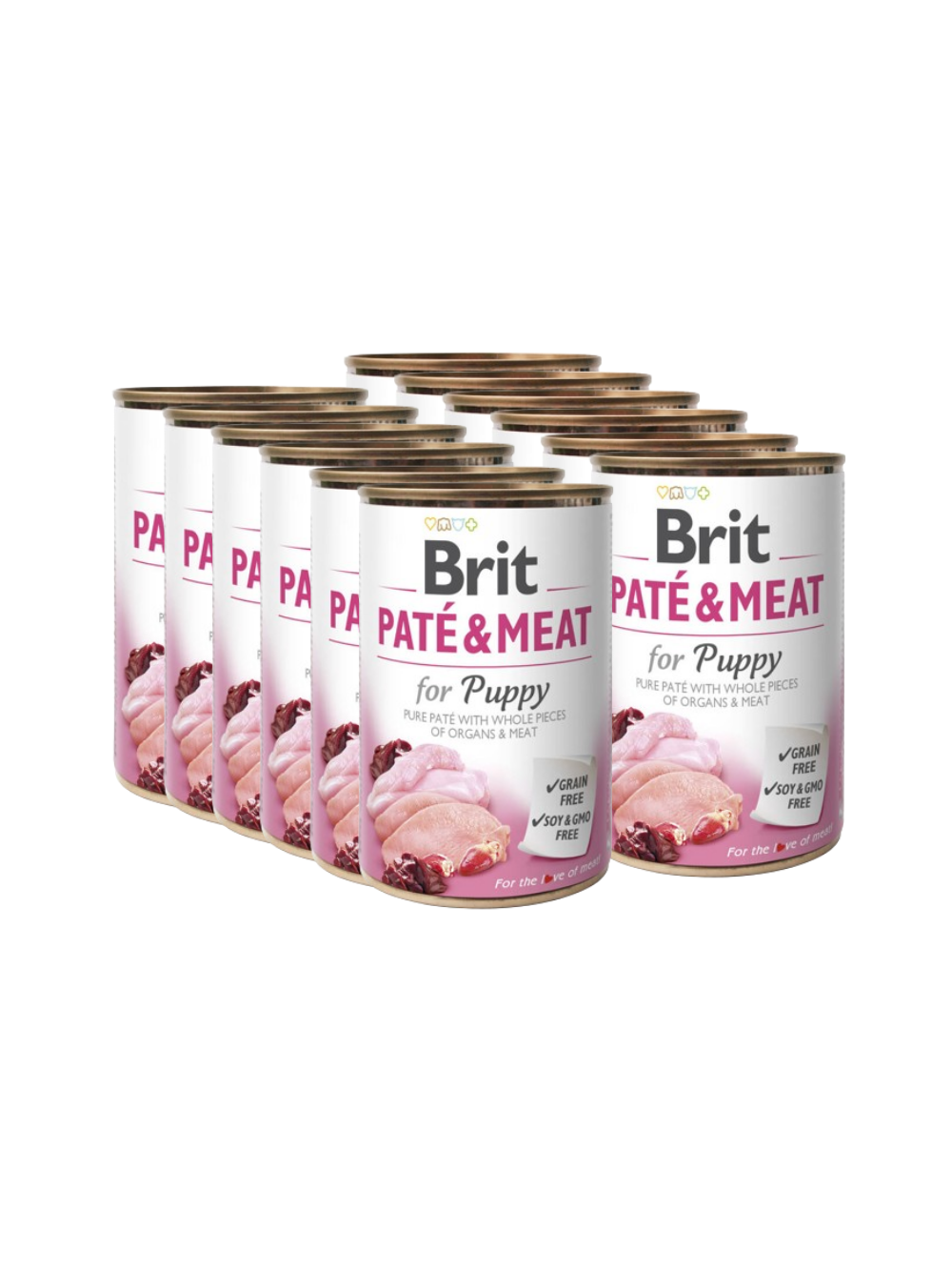 BRIT PATE & MEAT PUPPY 12x400g