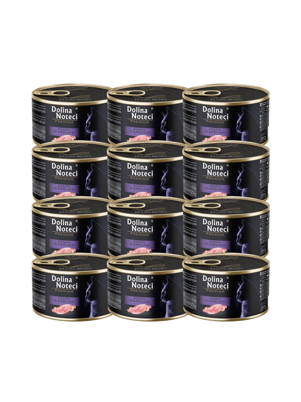 DOLINA NOTECI Premium dla kota bogata w królika 12X185g