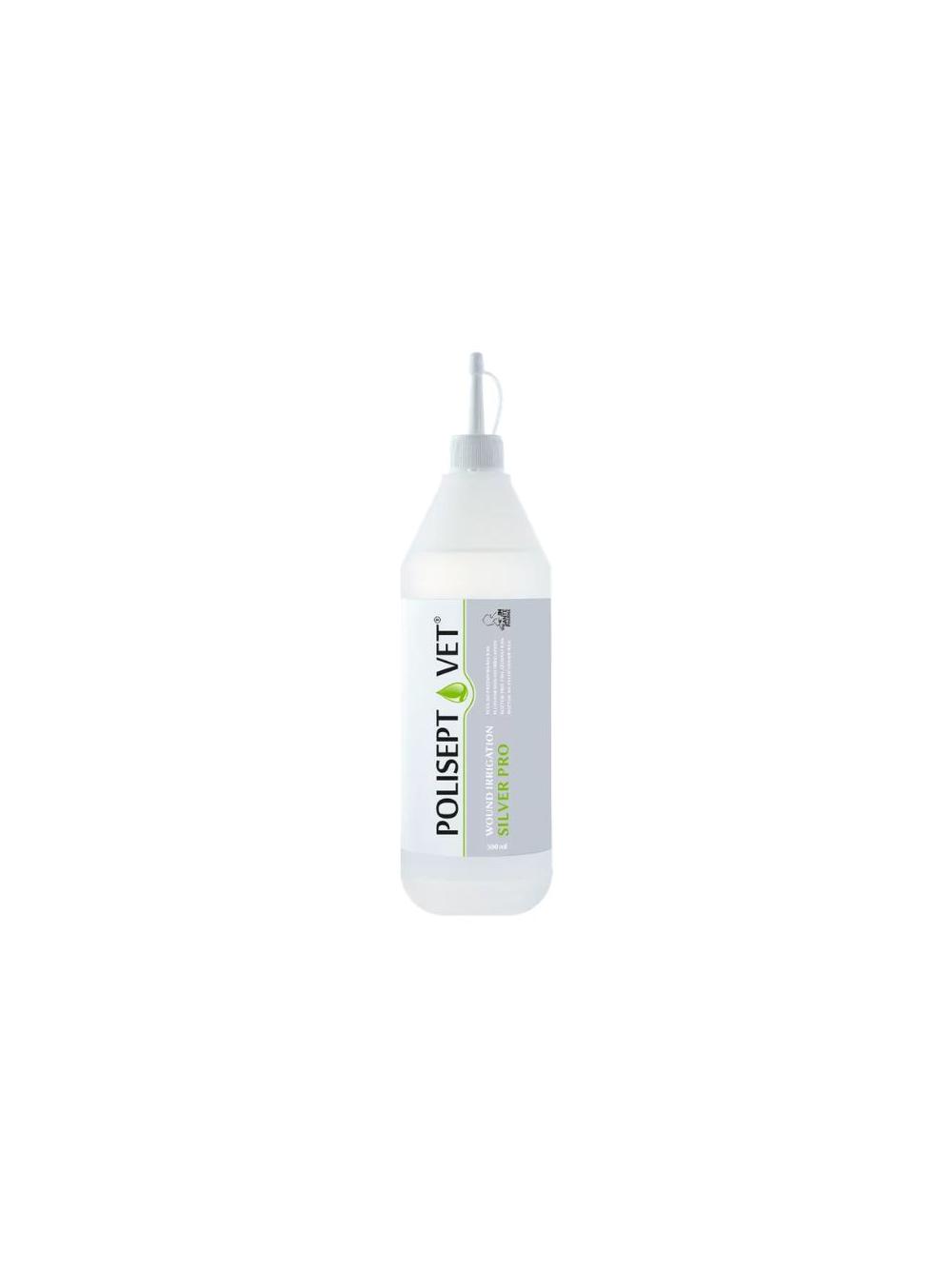 POLISEPT VET® WOUND IRRIGATION SILVER PRO – płyn do irygacji ran dla psa i kota 500 ml