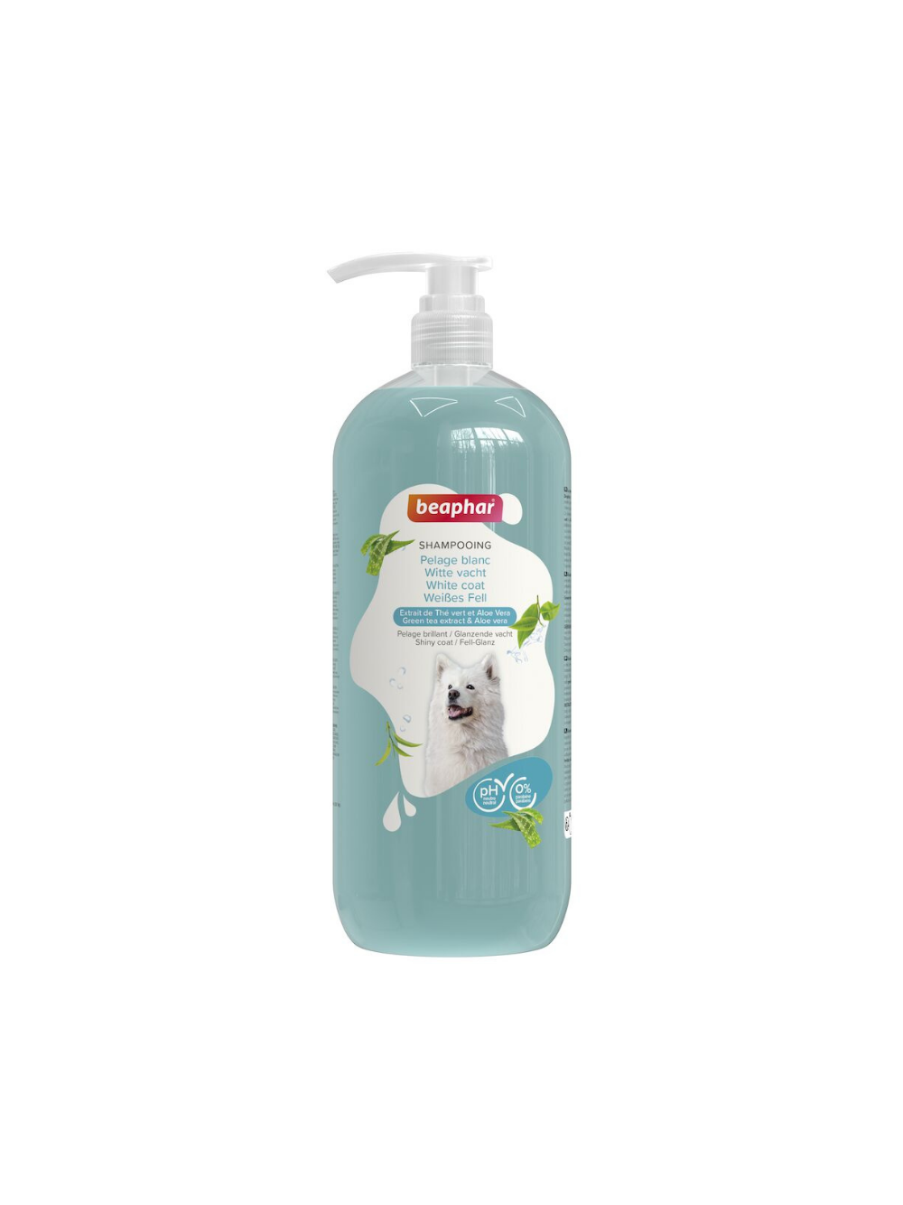 Beaphar SHAMPOO WHITE DOG 1L - do białej sierści dla psów