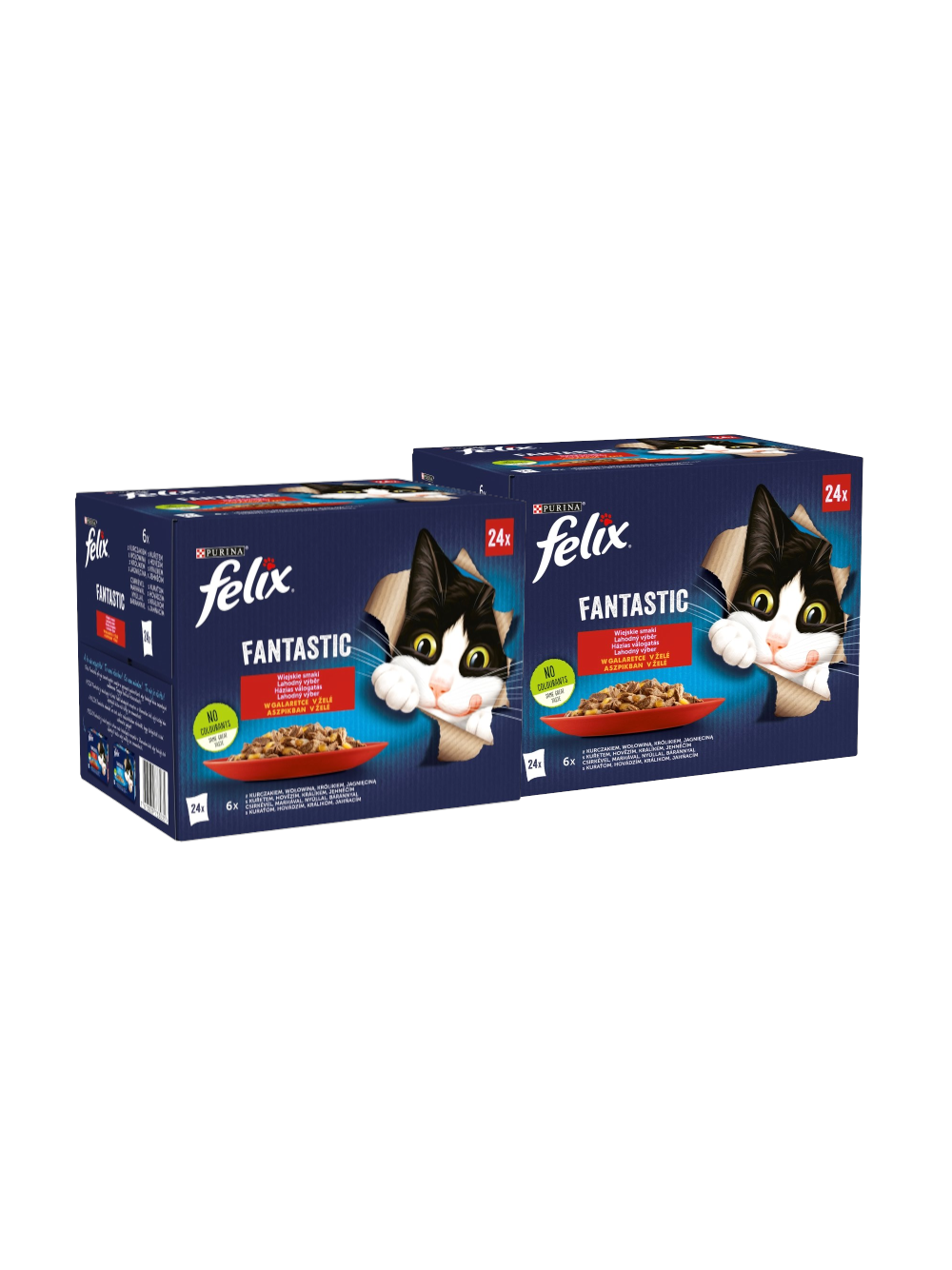 FELIX Fantastic Wiejskie Smaki w galaretce: 48x85g