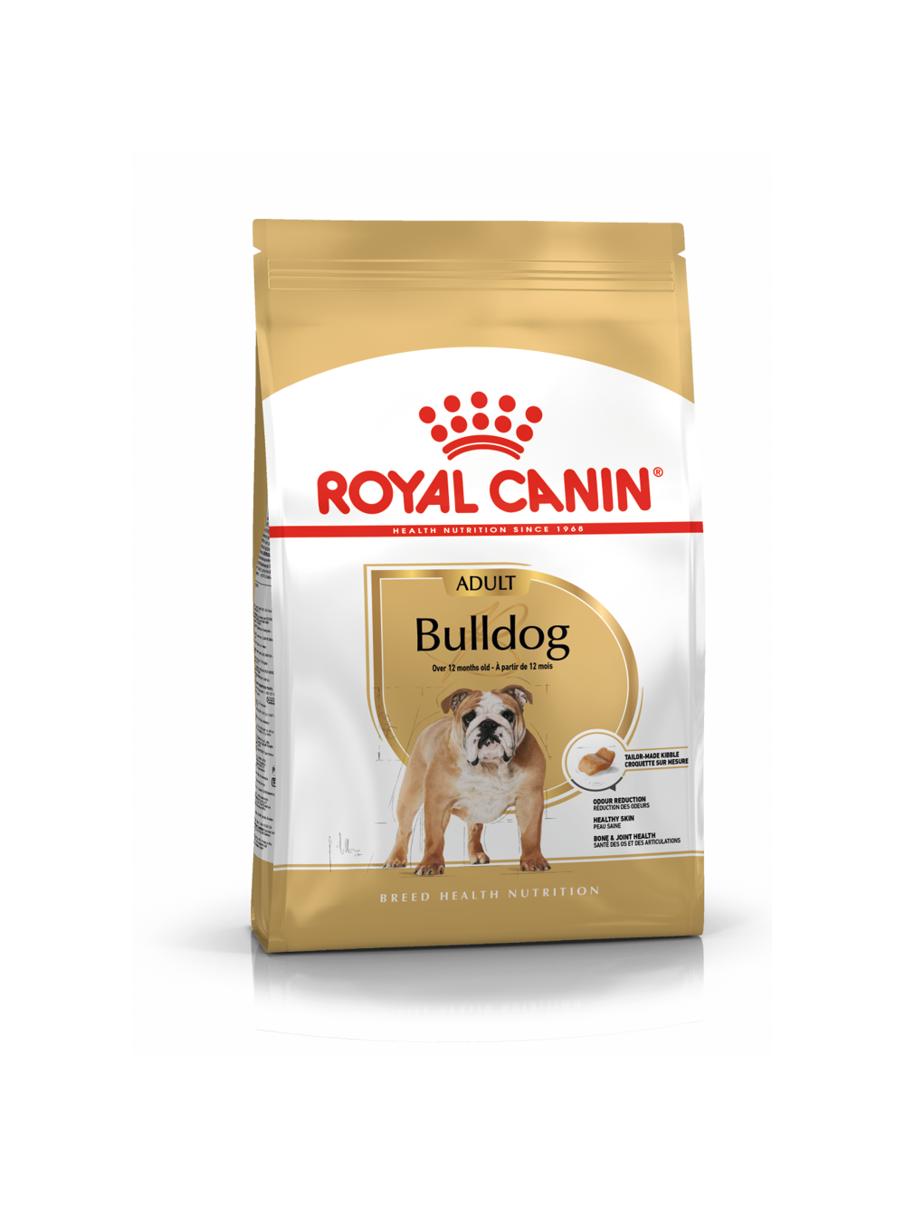 ROYAL CANIN Bulldog Adult 12kg karma sucha dla psów dorosłych rasy bulldog + niespodzianka dla psa GRATIS!