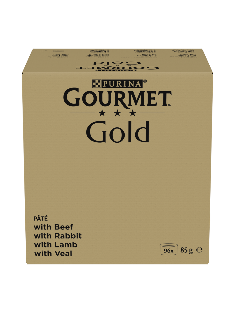 Purina Gourmet Gold Mus mix 96x85g (wołowina, królik, jagnięcina, cielęcina)
