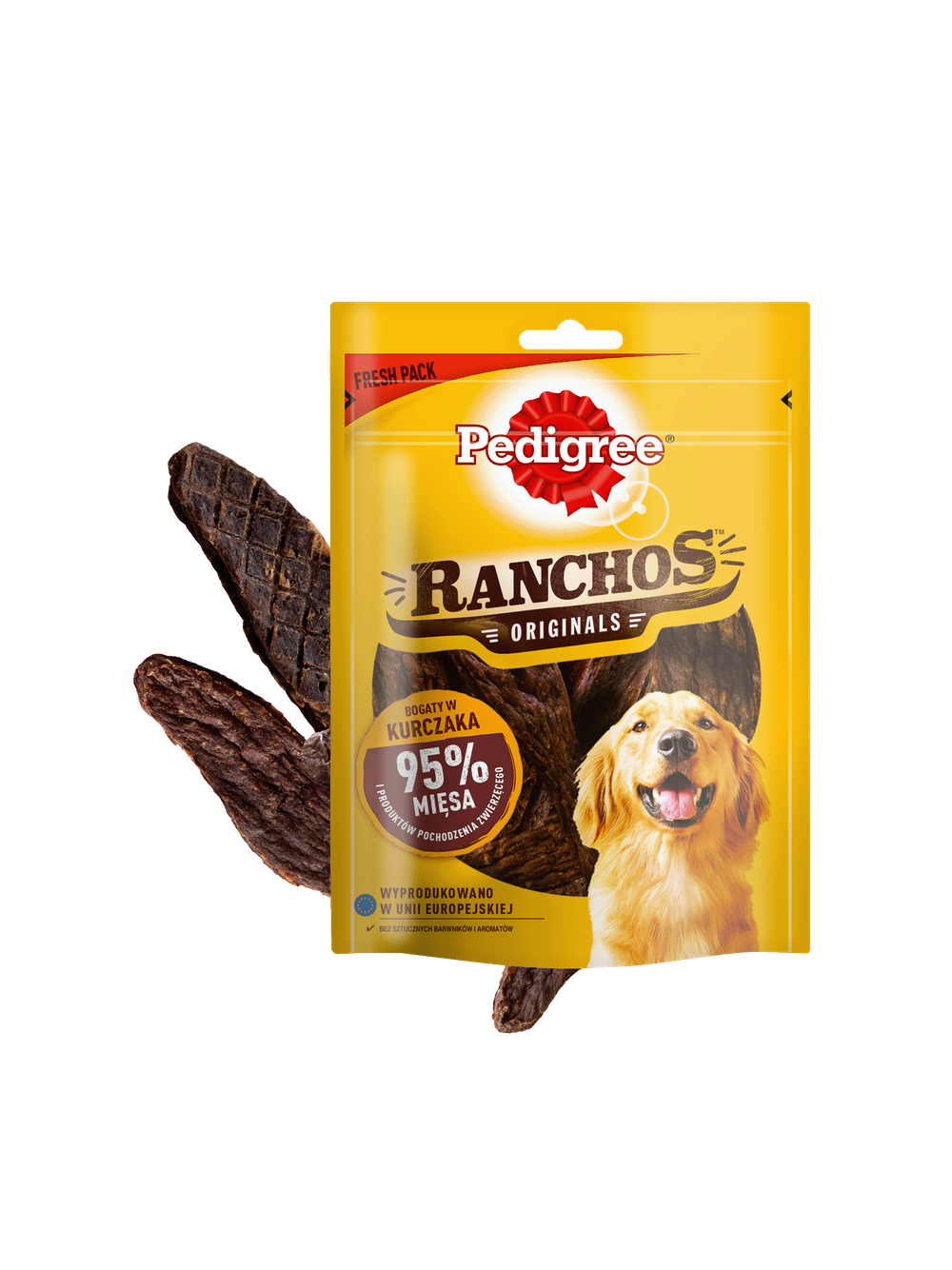 PEDIGREE Ranchos Originals 7x70g - przysmak dla psów z kurczakiem