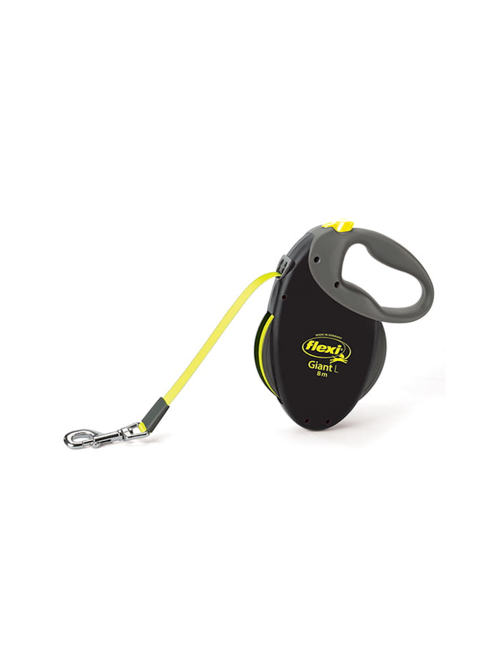 FLEXI Smycz oryginalna Giant L taśma 8m do 50 kg - czarna