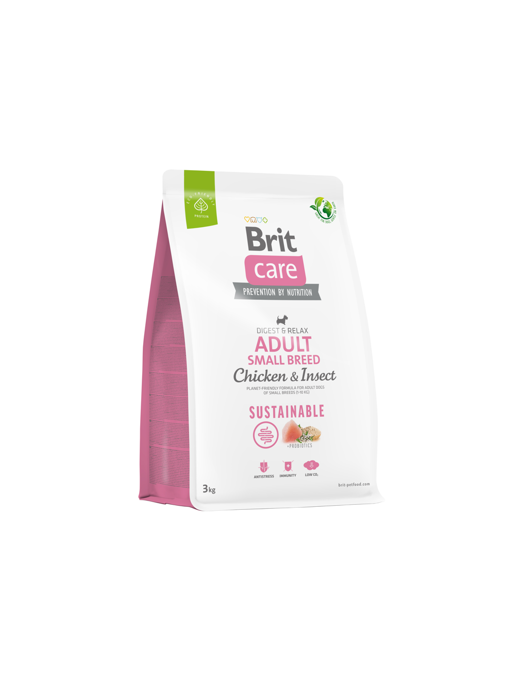 BRIT CARE Dog Sustainable Adult Small Breed Chicken & Insect 3kg