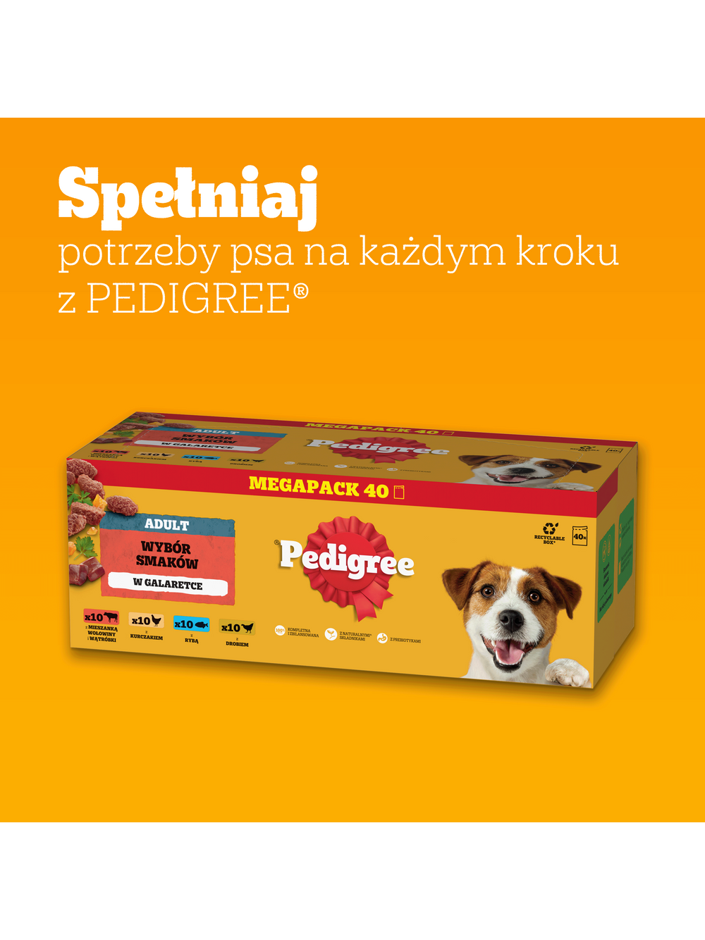 PEDIGREE Adult Mix Smaków w Galaretce 160x100g