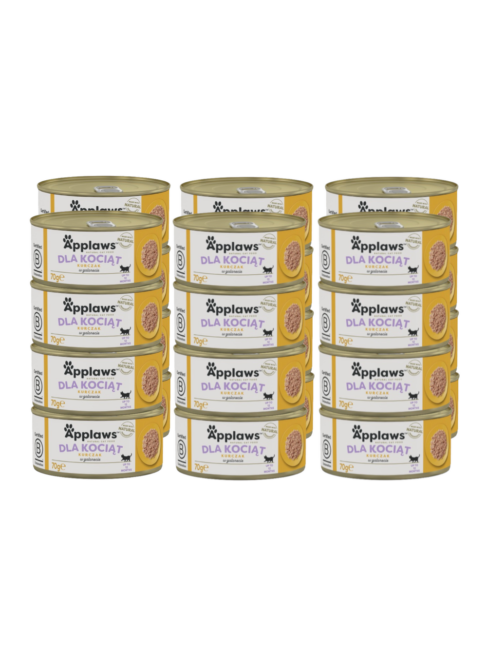 Applaws Cat Kitten Kurczak dla kociąt 24x70g PUSZKA
