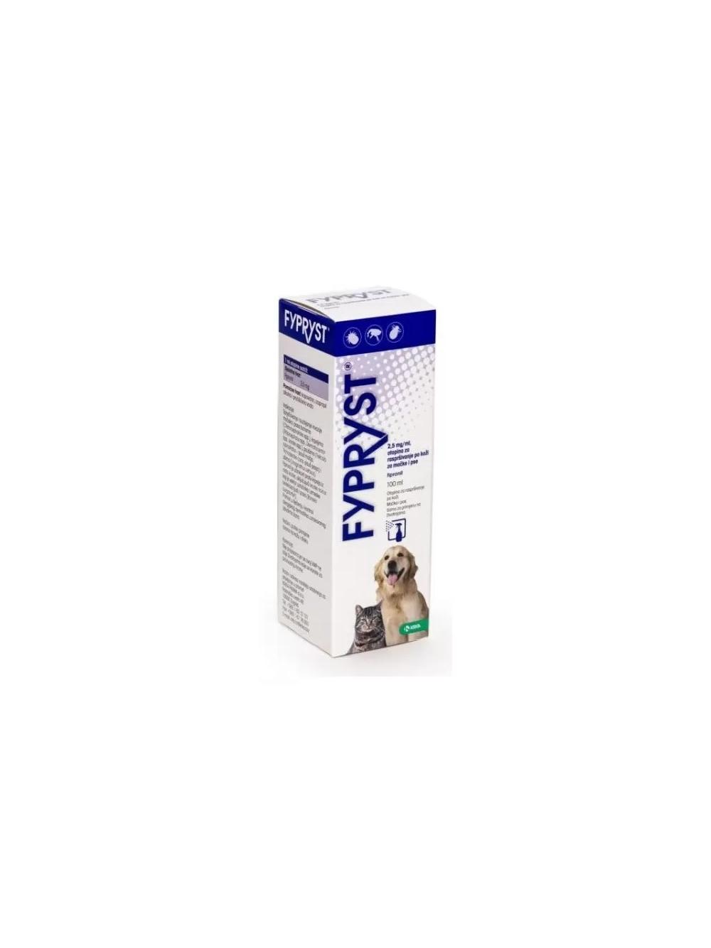 KRKA Fypryst Spray dla psa i kota 3x100ml