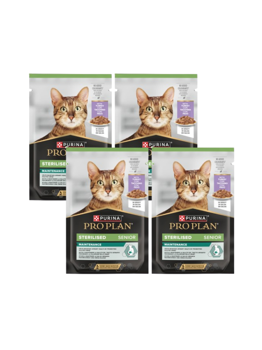 Purina Pro Plan Sterilised Senior z indykiem dla kota 4x85g