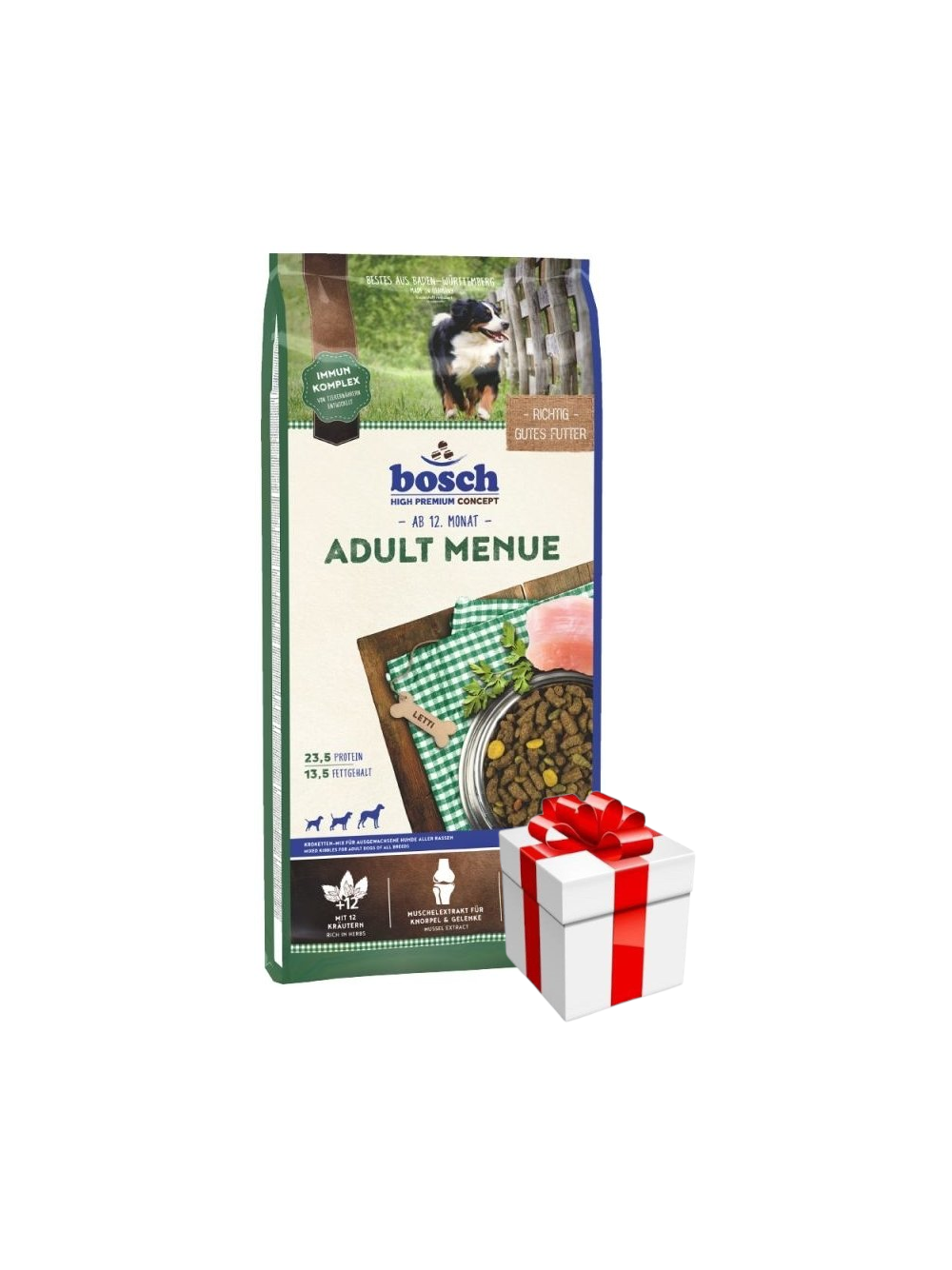 Bosch Adult Menue, drób (nowa receptura) 15kg + Niespodzianka dla psa GRATIS