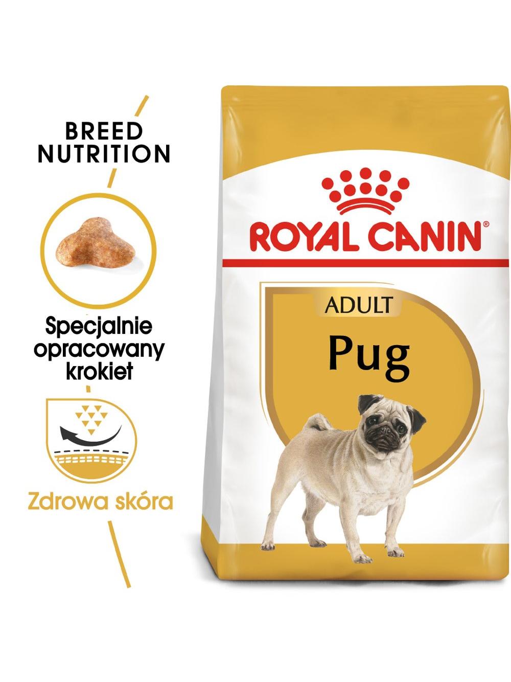 ROYAL CANIN Pug Adult 1,5kg karma sucha dla psów dorosłych rasy mops