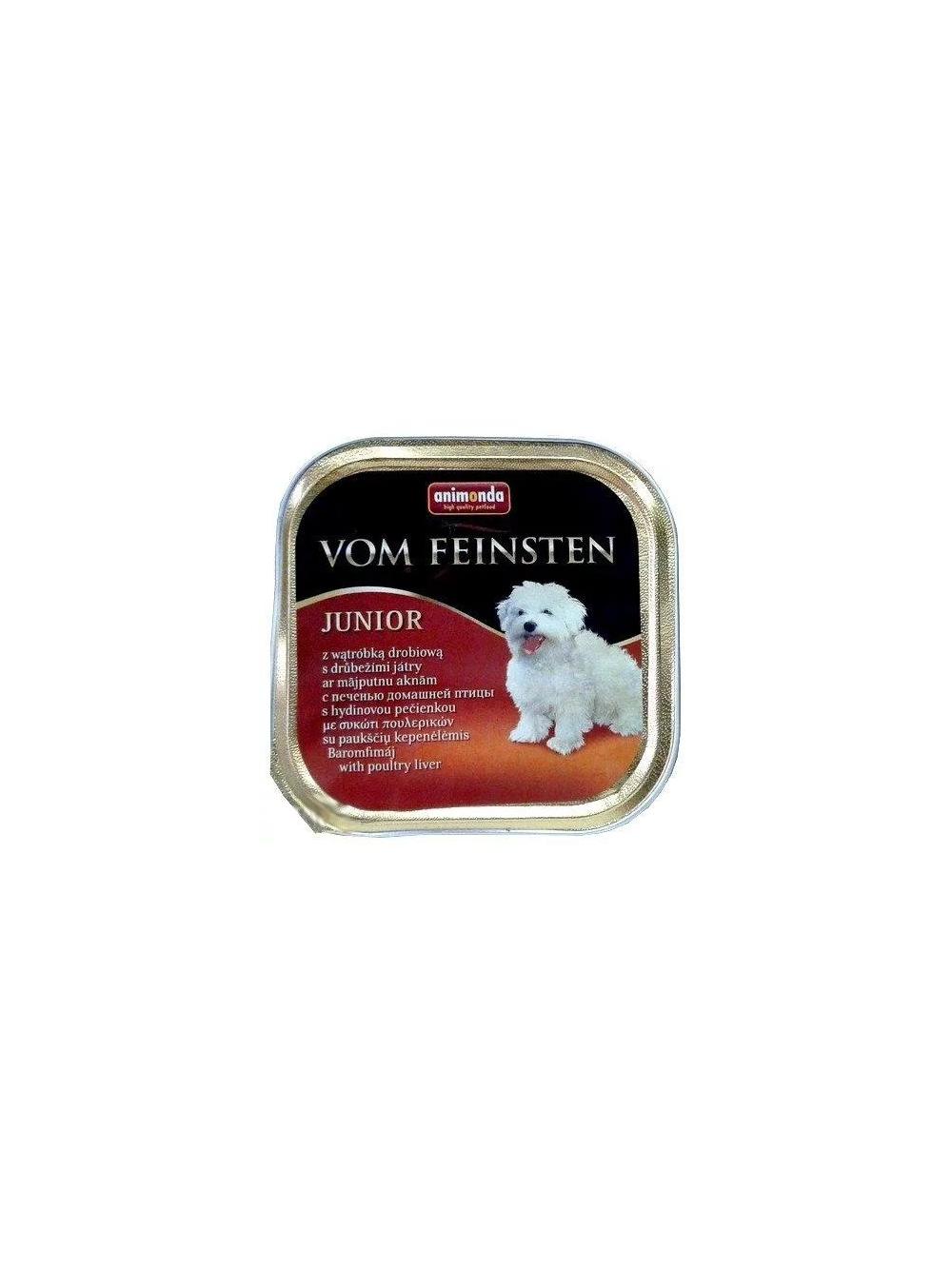 ANIMONDA Dog Vom Feinsten Junior smak: wątróbka drobiowa 150g