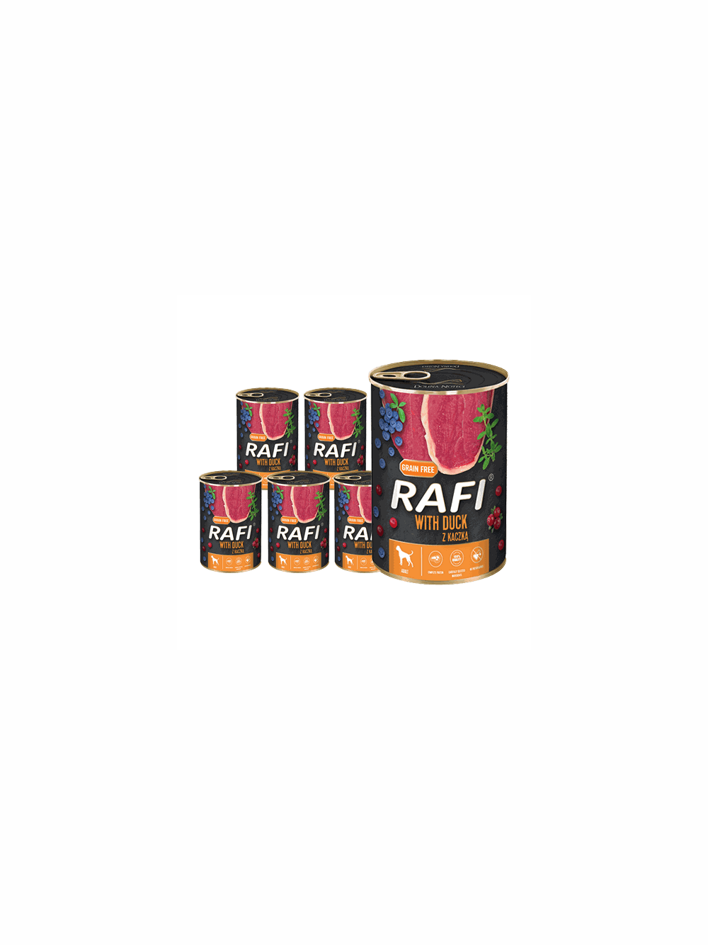 DOLINA NOTECI Rafi z kaczką 6x400g