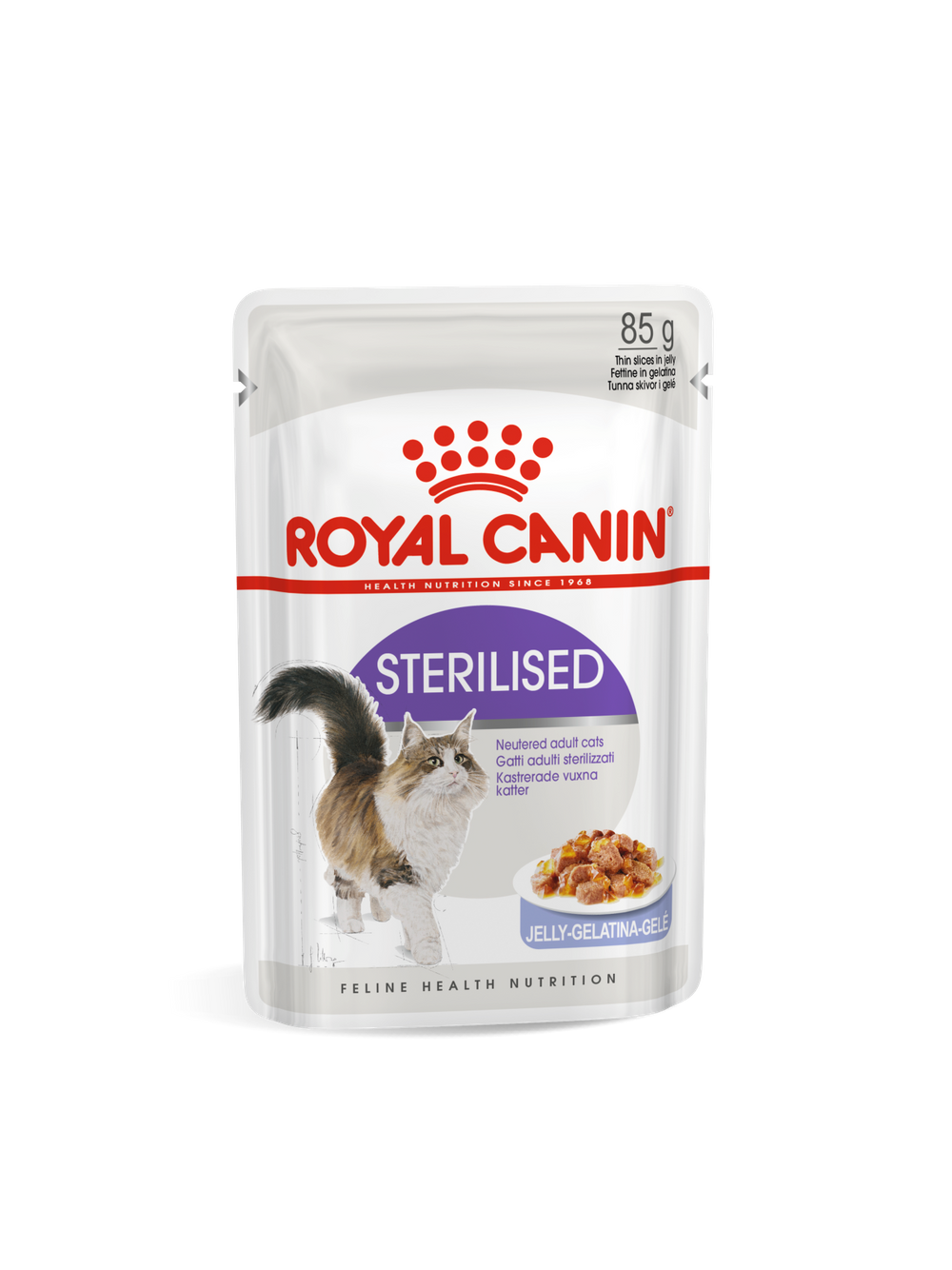 ROYAL CANIN  Sterilised 12x85g karma mokra w sosie dla kotów dorosłych, sterylizowanych