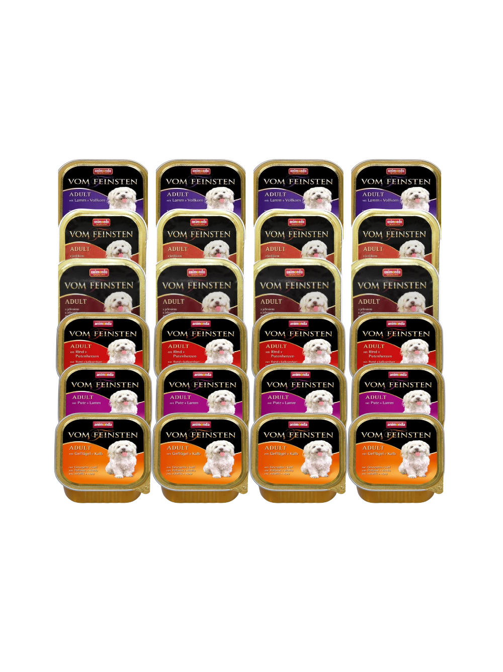 ANIMONDA Dog Vom Feinsten Adult smak: Mix Smaków 24x150g