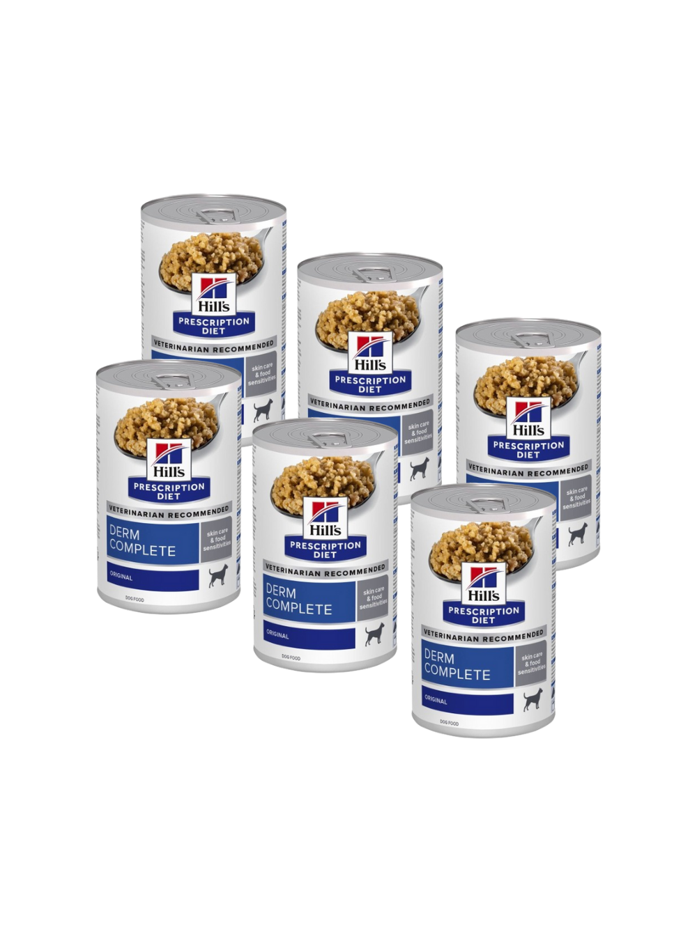 HILL'S PD Prescription Diet Canine Derm Complete 6x370g