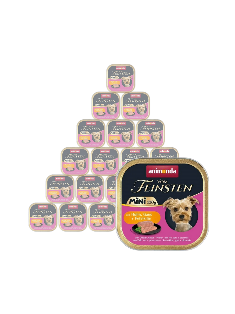ANIMONDA Vom Feinsten mini adult  kurczak/gęś/pietruszka 32x100g