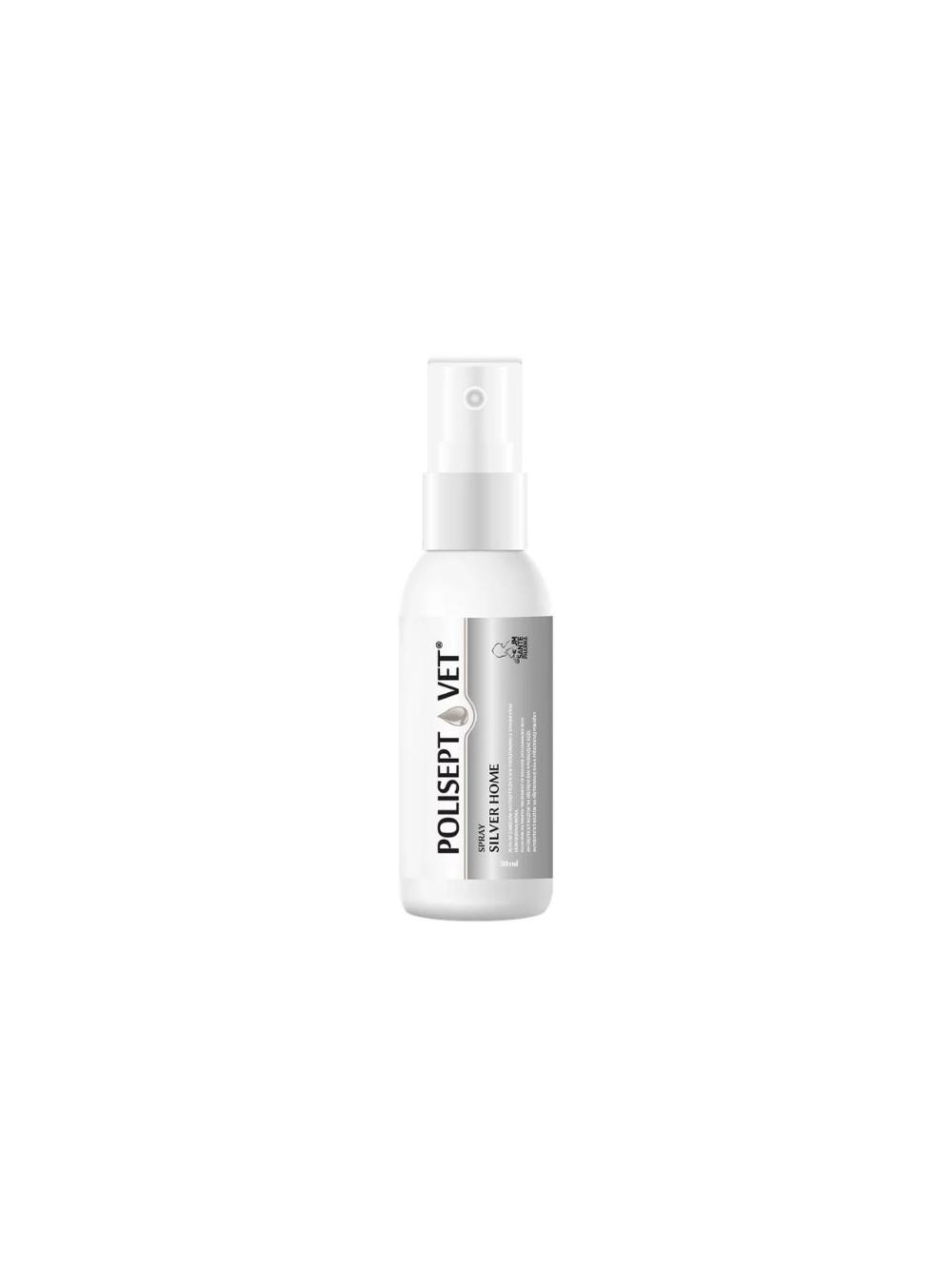 POLISEPT VET® SPRAY SILVER HOME – spray na rany dla psa i kota 50 ml