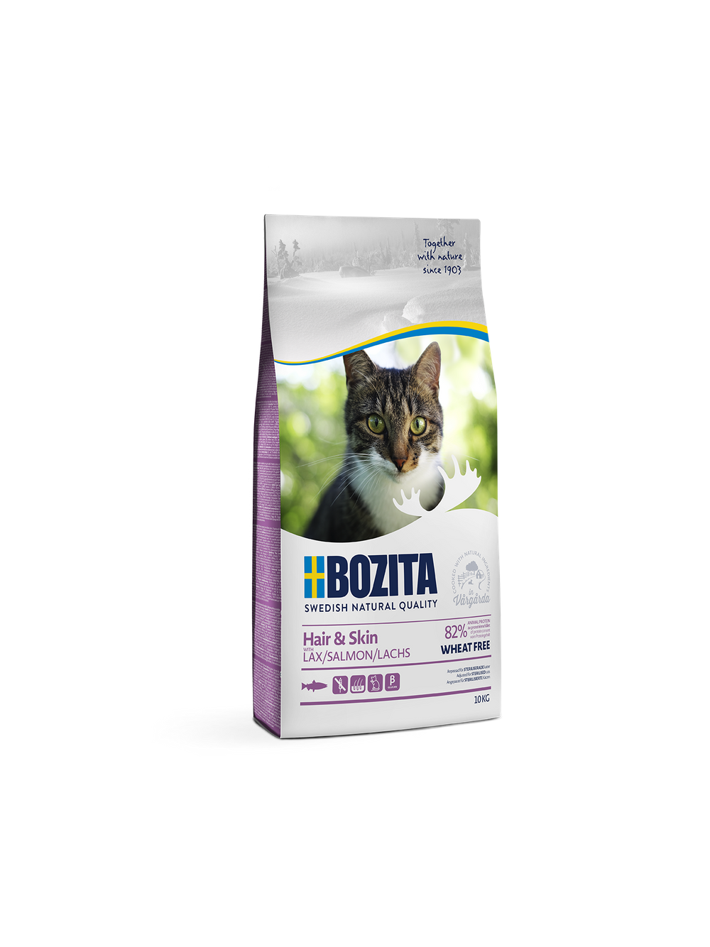 BOZITA Hair & skin z łososiem 10kg