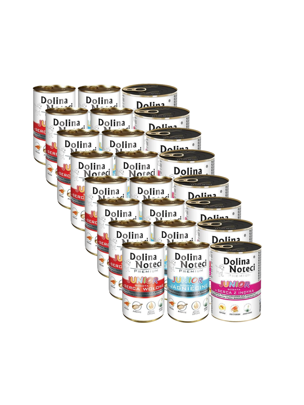 Dolina Noteci PREMIUM Junior MIX Smaków 24 x 400g