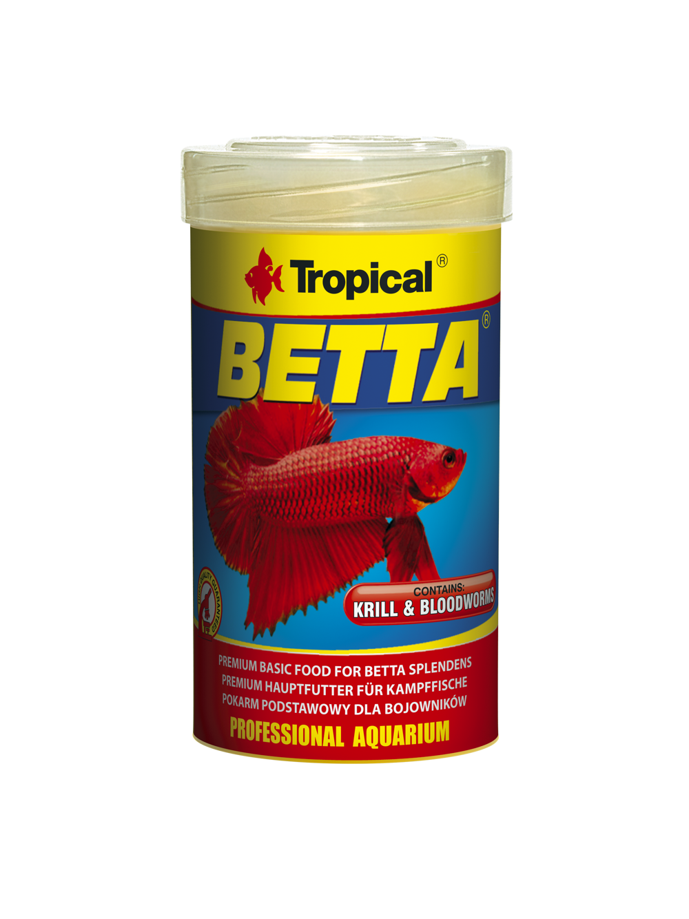 TROPICAL Betta 100ml + próbka karmy dla rybek Tropical