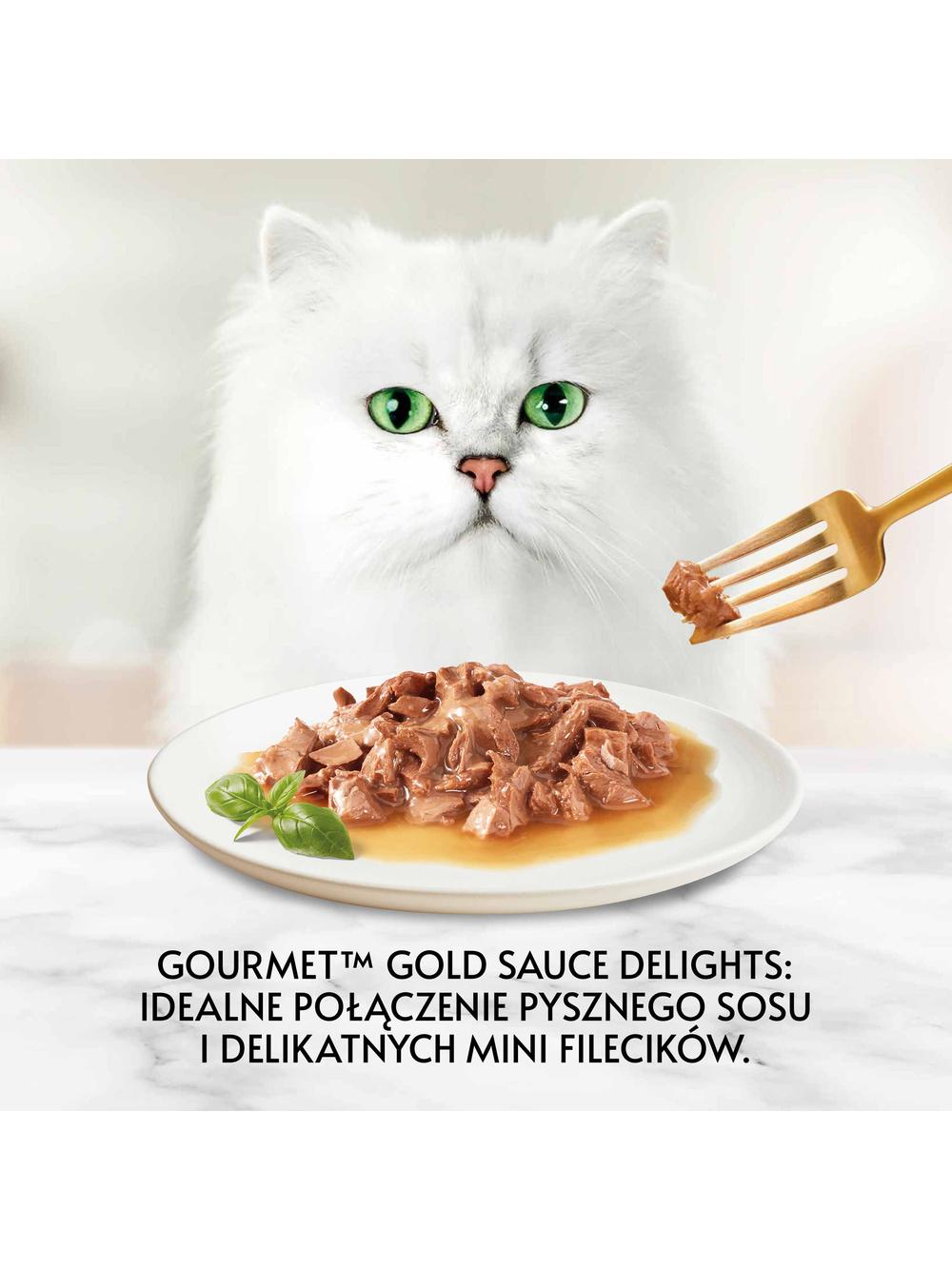 Purina Gourmet Gold Sauce Delight z kurczakiem 72x85g