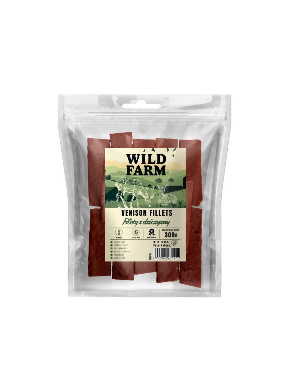 WILD FARM Filety z dziczyzny 300g przysmak dla psa