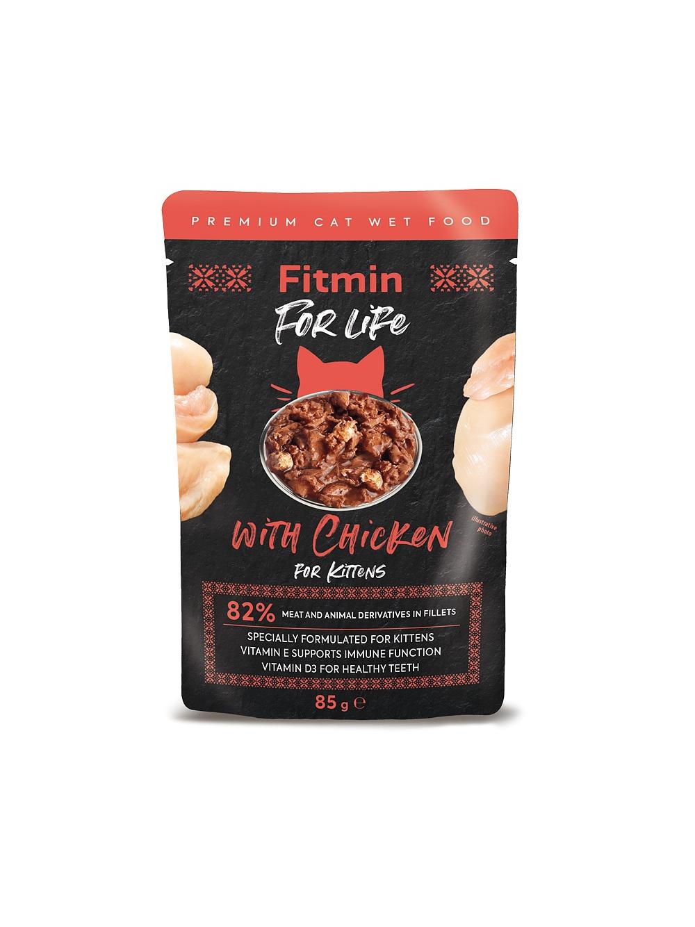 Fitmin Cat For Life Kitten Chicken 28x85g