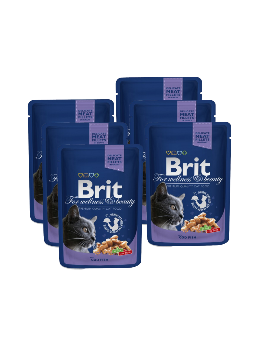 BRIT Cat Fish DORSZ 6x100g