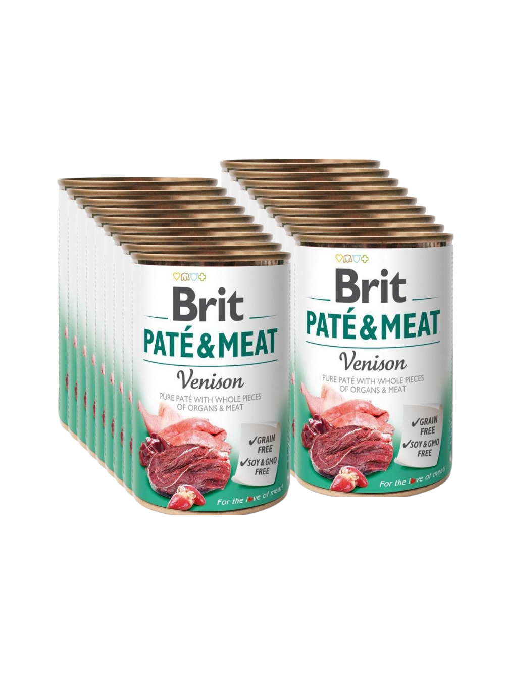 BRIT PATE & MEAT VENISON 18x400g