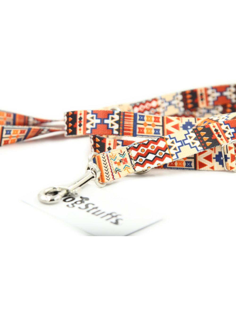 DogStuffs Smycz Regulowana – Boho 20mm/220cm