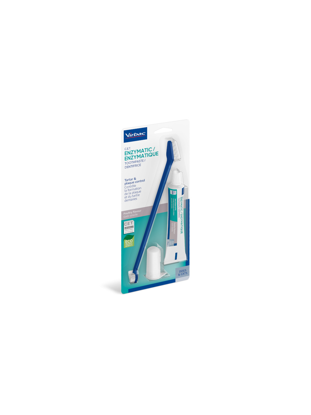 VIRBAC Zestaw stomatologiczny dla psów i kotów (pasta + szczoteczka) 70g