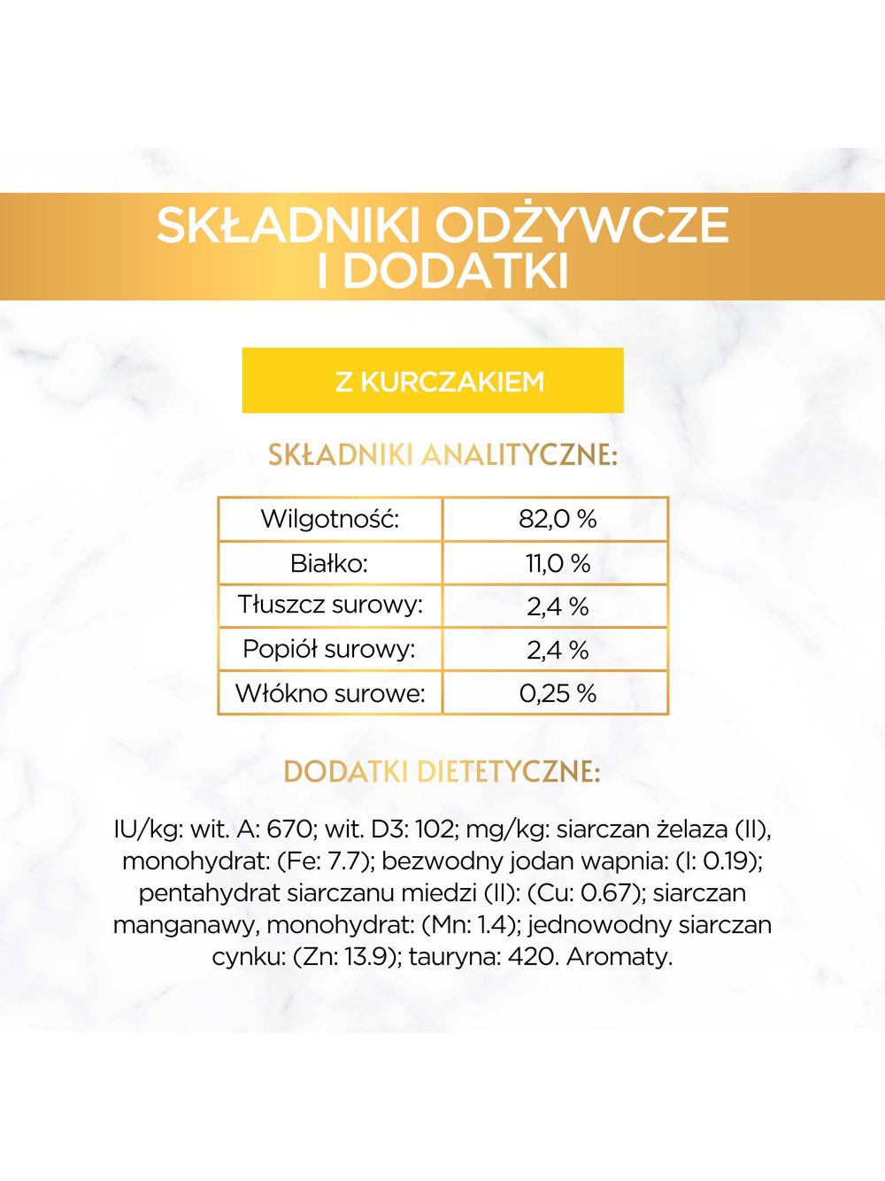 Purina Gourmet Gold Sauce Delight z kurczakiem 72x85g