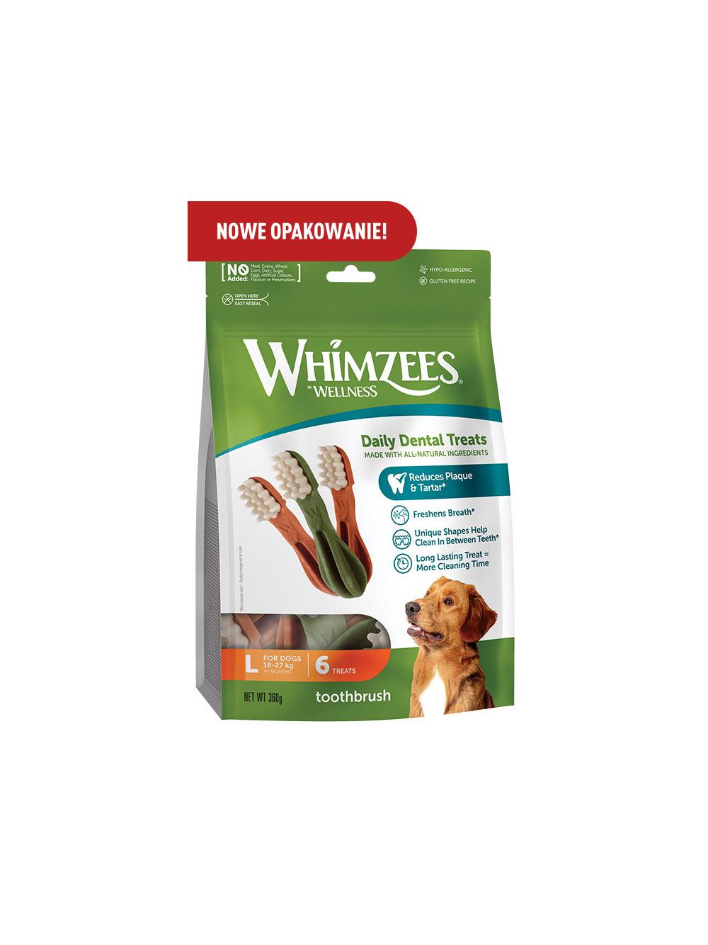WHIMZEES Szczoteczka L 6szt