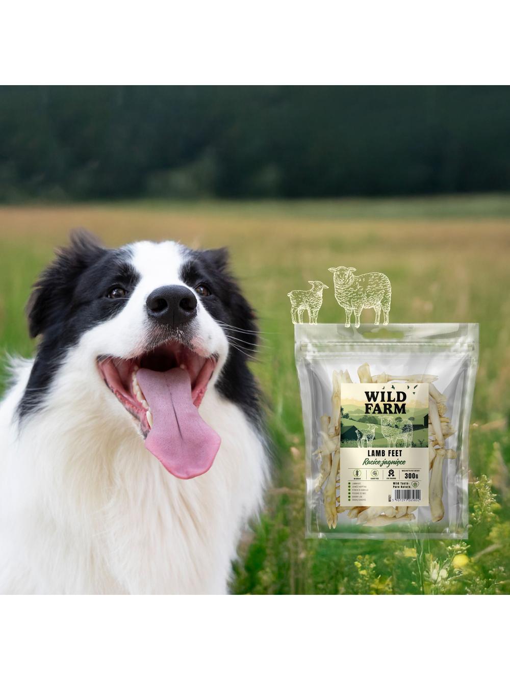WILD FARM racice jagnięce 300g przysmak dla psa