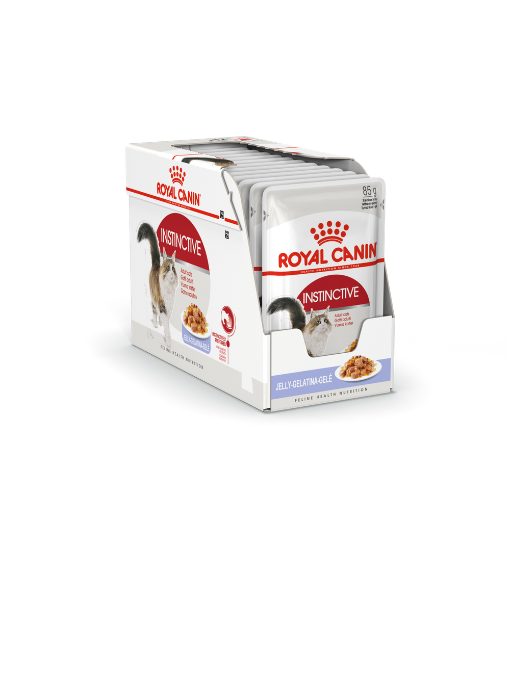 ROYAL CANIN  Instinctive 12x85g w galaretce karma mokra w galaretce dla kotów dorosłych, wybrednych