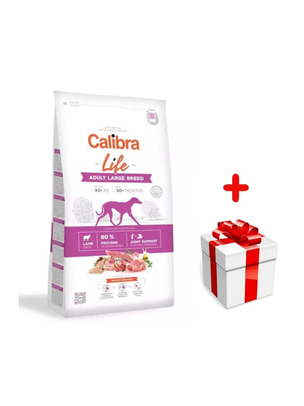 Calibra Dog Life Adult Large Breed Lamb 12kg + Niespodzianka dla psa GRATIS