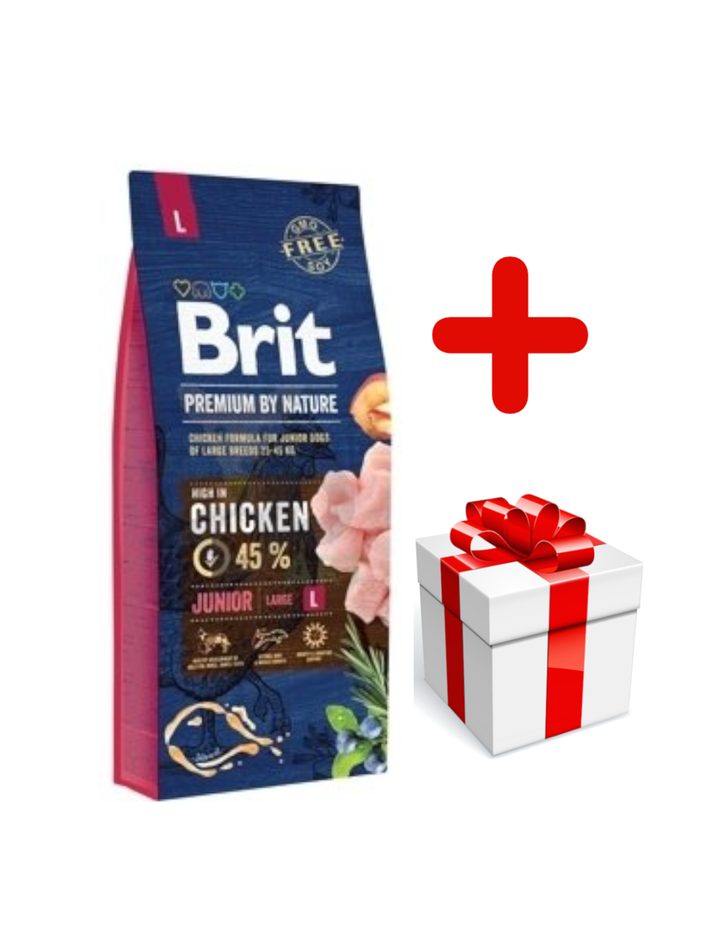 BRIT Premium By Nature Junior L 15kg + niespodzianka dla psa GRATIS!