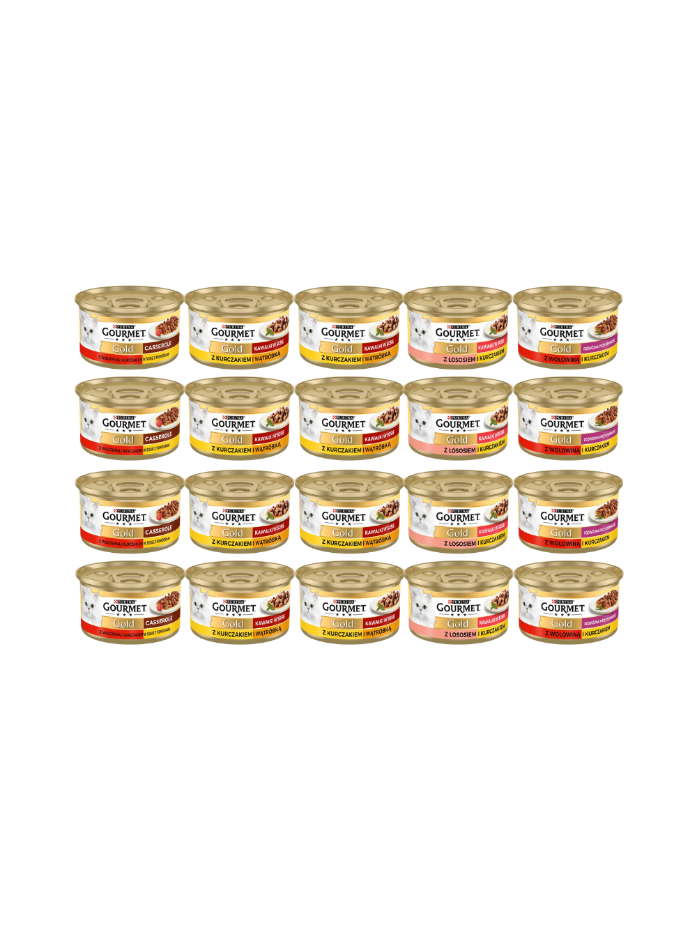 Purina Gourmet Gold Mix Smaków w sosie 72x85g